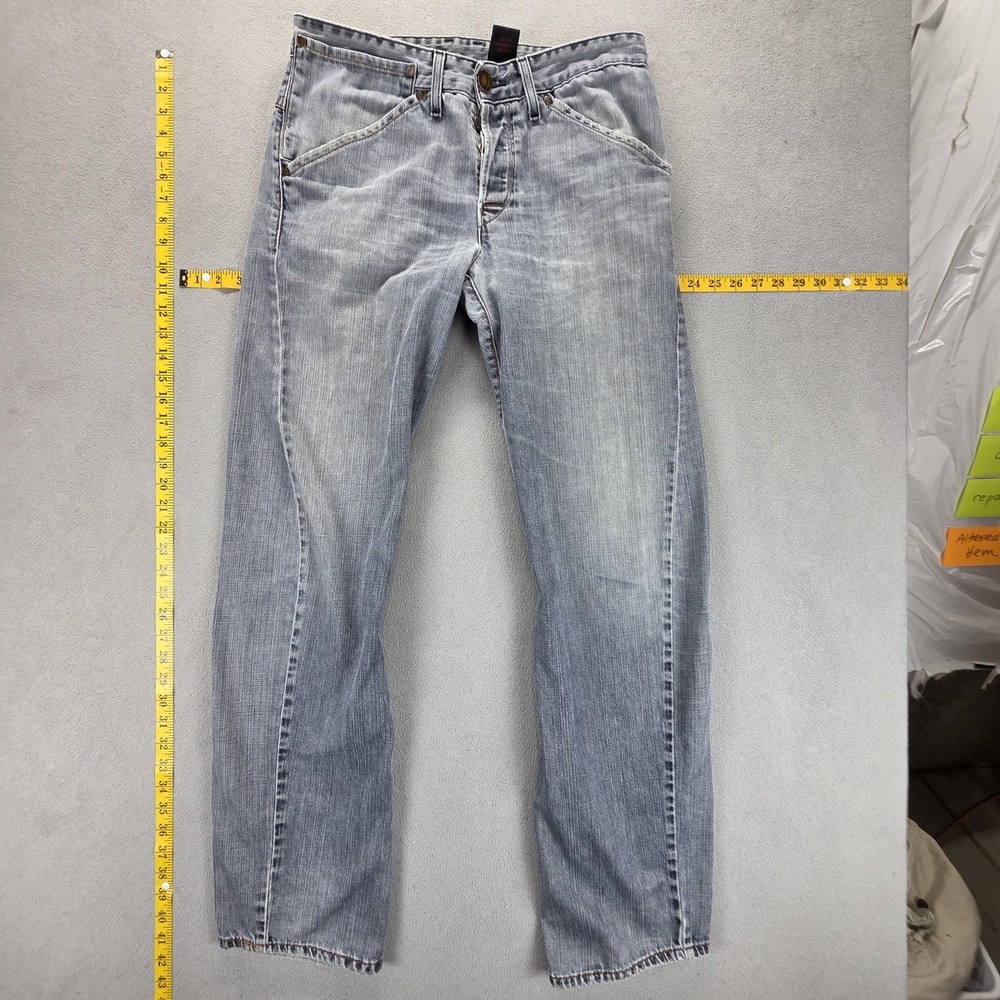 VTG Levis‎ Engineered Jeans Mens Gray Light Wash Twisted Fits 31x33